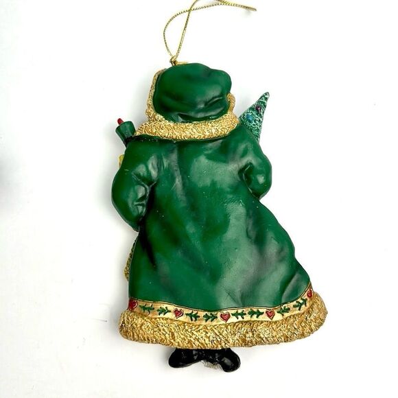 Vintage Germany Christmas Ornament Santa with Presents Rare - Picture 7 of 10